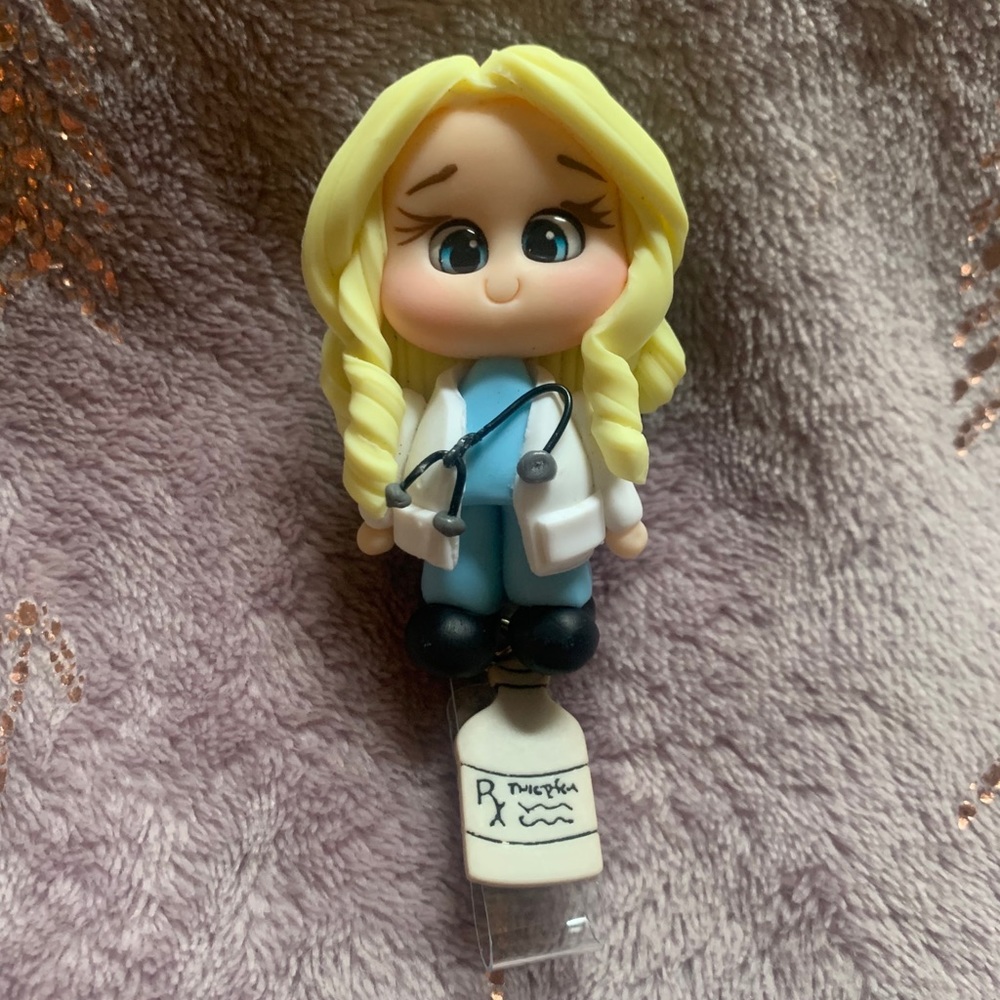Nurse badge reel